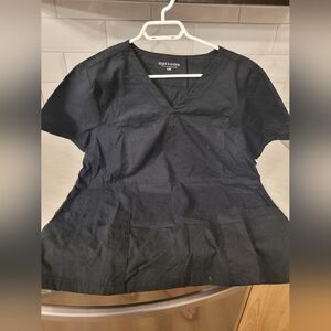 Scrubs Black top and Black pants size Large